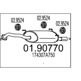 Endschalldämpfer 01.90770
