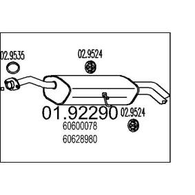 Endschalldämpfer 01.92290 von MTS günstig für 87,07 € online kaufen