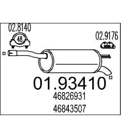 Endschalldämpfer 01.93410 von MTS günstig für 60,67 € online kaufen