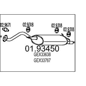 Endschalldämpfer 01.93450 ROVER COMMERCE von MTS