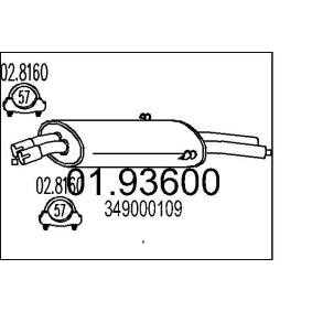 Endschalldämpfer von MTS 01.93600