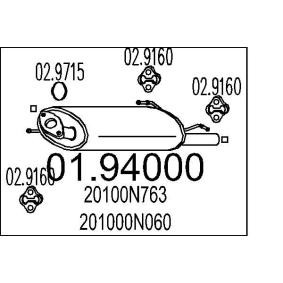 Endschalldämpfer 01.94000 von MTS günstig für 58,69 € online kaufen