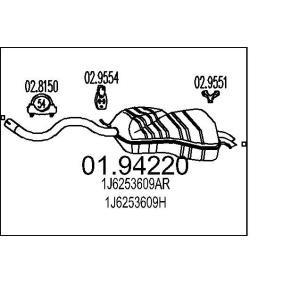 Endschalldämpfer 01.94220 von MTS günstig für 123,87 € online kaufen