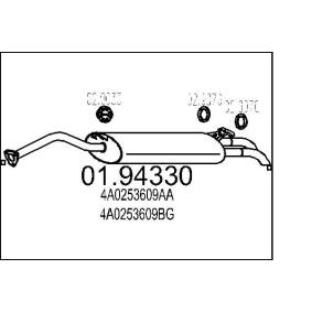 Endschalldämpfer 01.94330 von MTS günstig für 96,23 € online kaufen