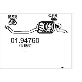 Endschalldämpfer 01.94760 von MTS günstig für 73,54 € online kaufen
