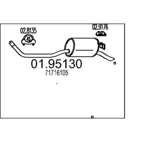 Endschalldämpfer 01.95130 von MTS günstig für 57,85 € online kaufen