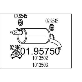 Endschalldämpfer 01.95750 von MTS günstig für 56,81 € online kaufen