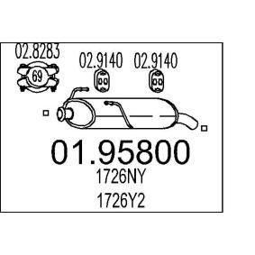 Endschalldämpfer 01.95800 von MTS günstig für 52,94 € online kaufen