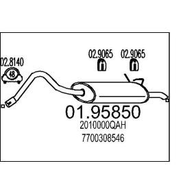 Endschalldämpfer 01.95850