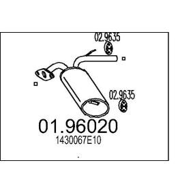 Endschalldämpfer 01.96020 von MTS günstig für 944,58 € online kaufen
