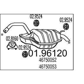 Endschalldämpfer 01.96120 von MTS günstig für 198,10 € online kaufen