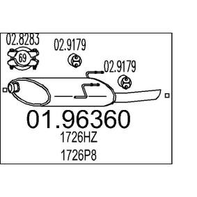 Endschalldämpfer 01.96360 von MTS günstig für 58,46 € online kaufen