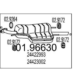 Endschalldämpfer 01.96630 von MTS günstig für 75,56 € online kaufen