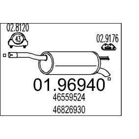 Endschalldämpfer 01.96940 von MTS günstig für 56,23 € online kaufen