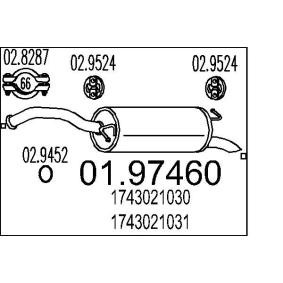 Endschalldämpfer 01.97460 von MTS günstig für 57,24 € online kaufen