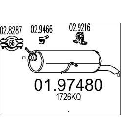 Endschalldämpfer 01.97480 von MTS günstig für 56,51 € online kaufen