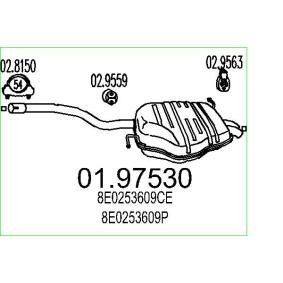 Endschalldämpfer 01.97530 von MTS günstig für 99,69 € online kaufen