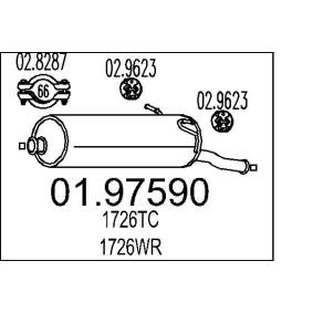 Endschalldämpfer 01.97590 von MTS günstig für 57,53 € online kaufen