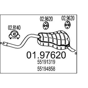 Endschalldämpfer 01.97620 von MTS günstig für 113,09 € online kaufen