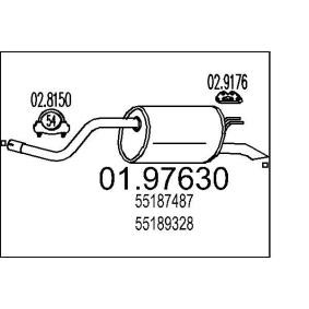 Endschalldämpfer 01.97630 von MTS günstig für 55,10 € online kaufen