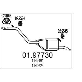 Endschalldämpfer 01.97730 von MTS günstig für 63,00 € online kaufen