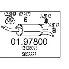 Endschalldämpfer 01.97800 von MTS günstig für 55,35 € online kaufen