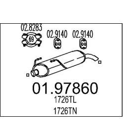 Endschalldämpfer 01.97860 von MTS günstig für 53,35 € online kaufen