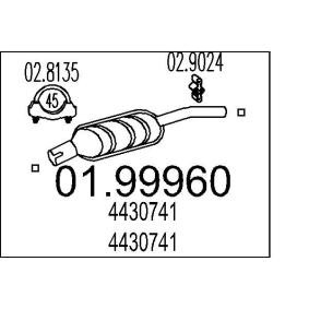 Endschalldämpfer 01.99960