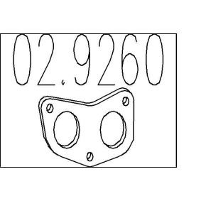 Dichtung, Abgasrohr 02.9260
