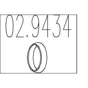 Dichtring, Abgasrohr von MTS 02.9434