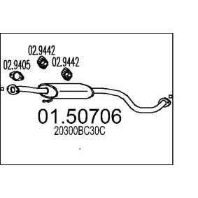 Acquista Tampone paracolpo, Silenziatore da MTS 02.9542 a buon mercato per soli 3,26 €