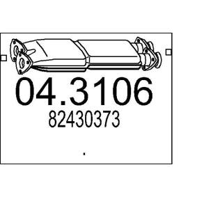 Compre Catalisador da MTS 04.3106 a um preço baixo por 319,54 €