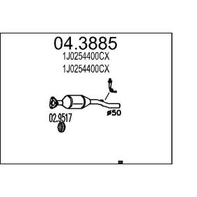Köp Katalysator av MTS 04.3885 till det låga priset 3134,56 kr