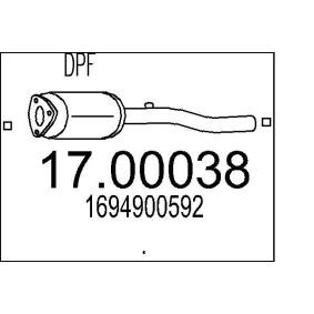 Partikelfilter (DPF) von MTS günstig für 398,74 €