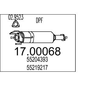 Partikelfilter (DPF) für FIAT von MTS