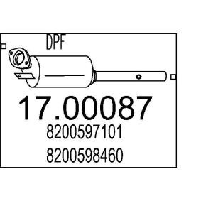 Partikelfilter (DPF) für RENAULT von MTS