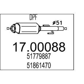 Compre Filtro de partículas da MTS 17.00088 a um preço baixo por 413,75 €