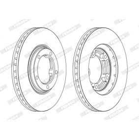 Comprar Disco de freno de FERODO DDF1040-1 a bajo precio de 43,19 €