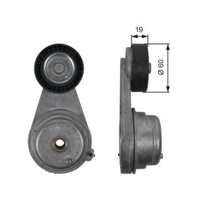 Compre Rolo tensor, correia trapezoidal estriada da GATES T39190 a um preço baixo por 28,27 €