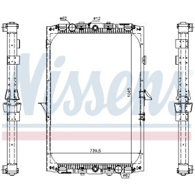 Kjøp Radiator, motorkjøling av NISSENS 61417A til den lave prisen 7316,99 NOK
