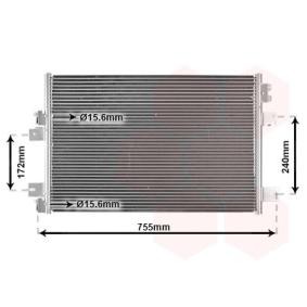 Achetez des Condenseur, climatisation VAN WEZEL 07005113 à prix pour 100,75 €