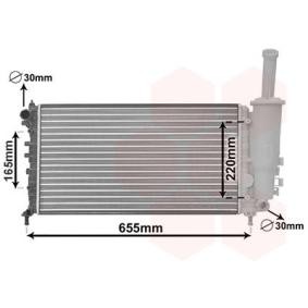 Achetez des Radiateur du moteur VAN WEZEL 17002999 à prix pour 71,39 €