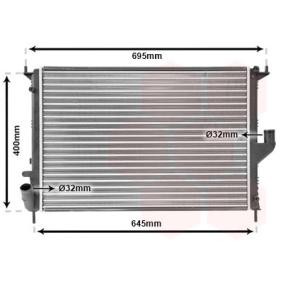 Achetez des Radiateur du moteur VAN WEZEL 43002477 à prix pour 79,12 €