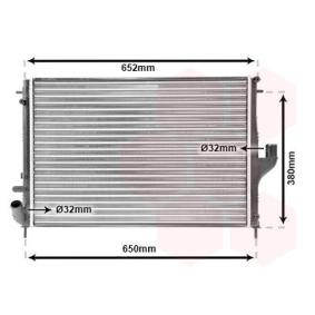 Achetez des Radiateur du moteur VAN WEZEL 43002478 à prix pour 96,29 €