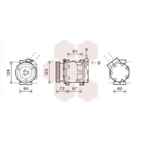 Acquista Compressore aria condizionata da VAN WEZEL 4300K479 a buon mercato per soli 403,50 €