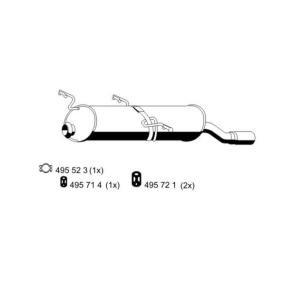 Endschalldämpfer 500210 von ERNST günstig für 90,87 € online kaufen