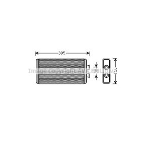 Köp Intercooler av PRASCO AI4192 till det låga priset 1211,82 kr