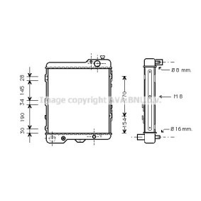 Acquista Radiatore motore da PRASCO AIA2038 a buon mercato per soli 102,24 €