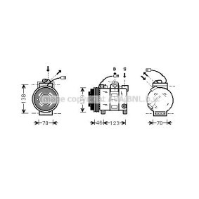 Acquista Compressore aria condizionata da PRASCO AIAK015 a buon mercato per soli 381,28 €