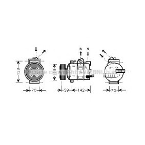 Acquista Compressore aria condizionata da PRASCO AIK029 a buon mercato per soli 538,79 €